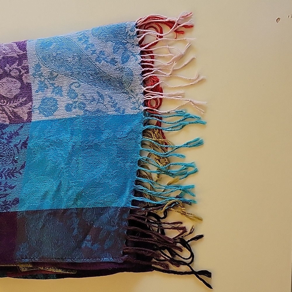 Multi-color Mid-weight Scarf - Picture 2 of 4